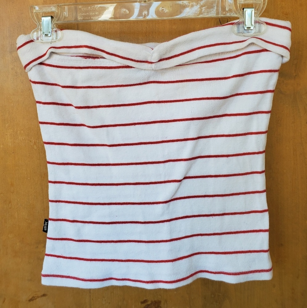 Volcom striped tube top